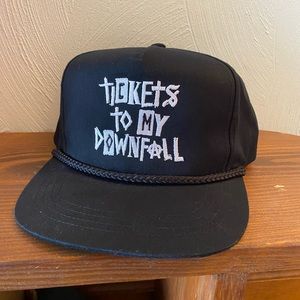 Official Machine Gun Kelly Tickets to My Downfall Merch Baseball Cap Hat